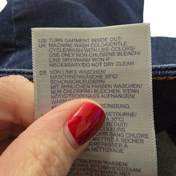 NYDJ High Rise Lift Tuck Skinny Jeans Sz 10 - Picture 9 of 10